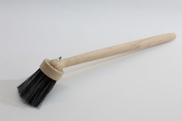 Anstreichbürste 45 mm rund mit Schrägstiel / Haarmischung